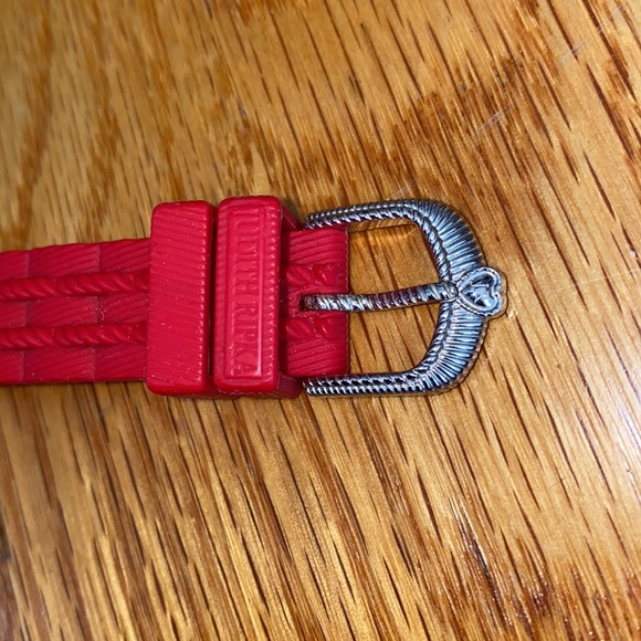 Judith Ripka Silicone Band Dual Time Watch - Picture 6 of 9